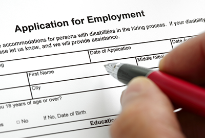 Employement application image